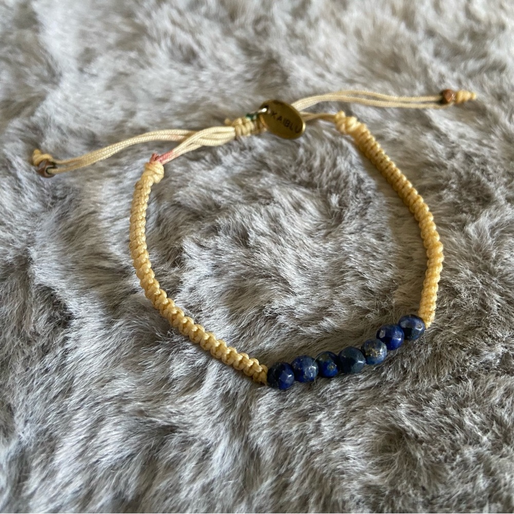 Lapis Lazul Adjustable Bracelet